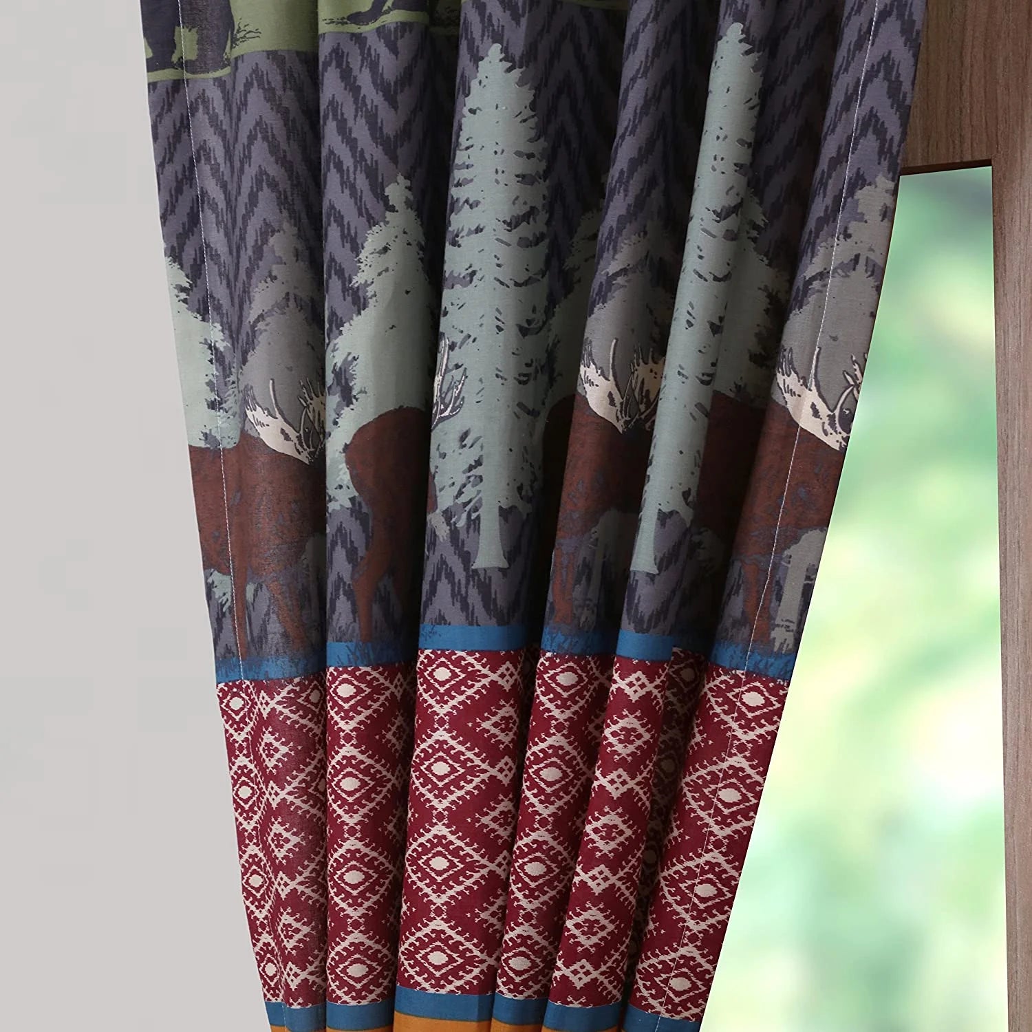 Curtain Panels Set of 2 with Tiebacks H45040
