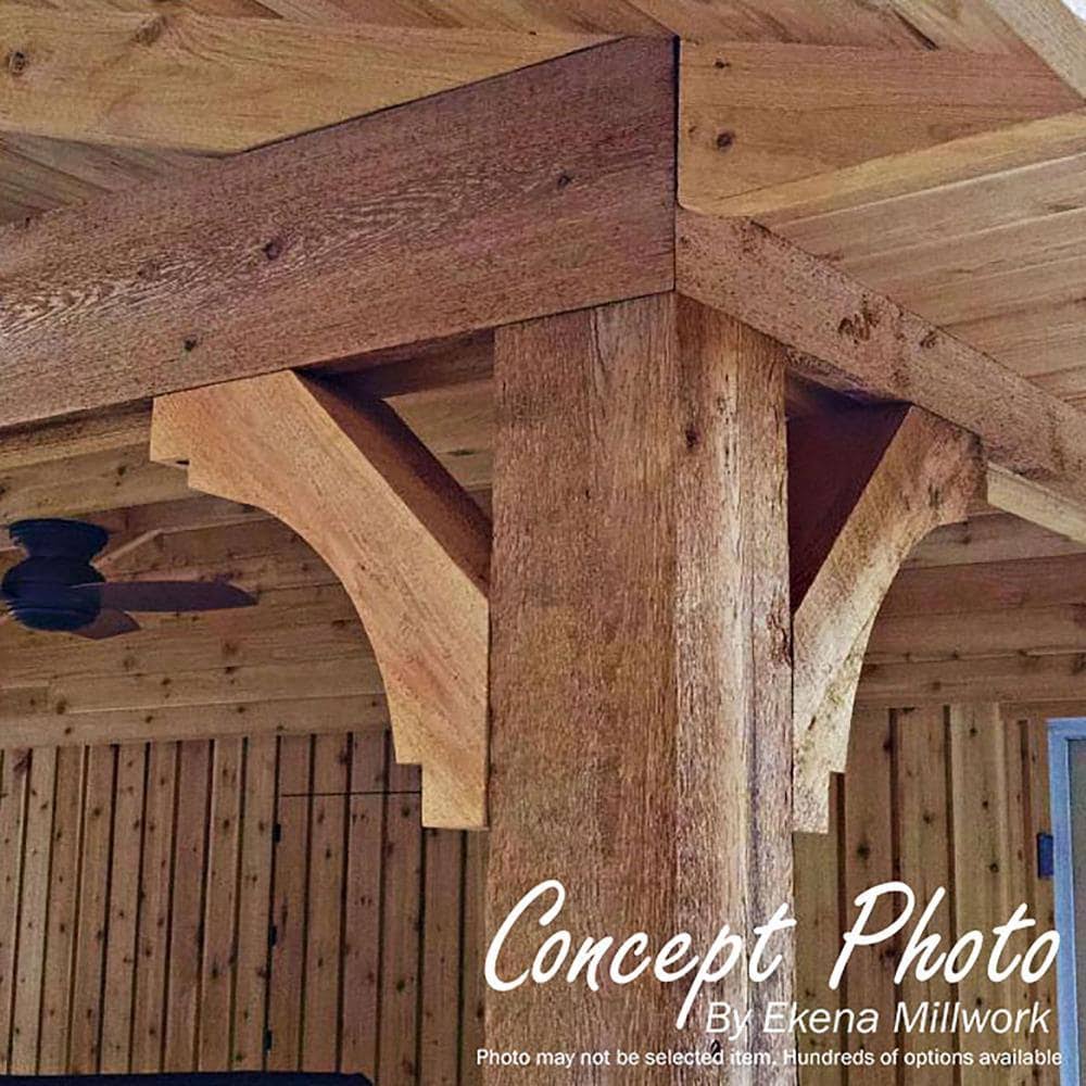 6x22W x 22x22D x 26x22H Douglas Fir Brace D98067