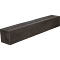 Rough Sawn Faux Wood Fireplace Mantel, Burnished Cedar N28398