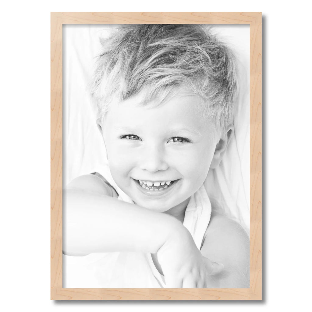 20x28 Inch Brown Wood Picture Frame with Plexi Glass U77967