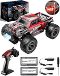 1:14 Scale Remote Control Car, 4WD Electric Toy Off Road RC Monster Truck with Two Rechargeable Batteries T249