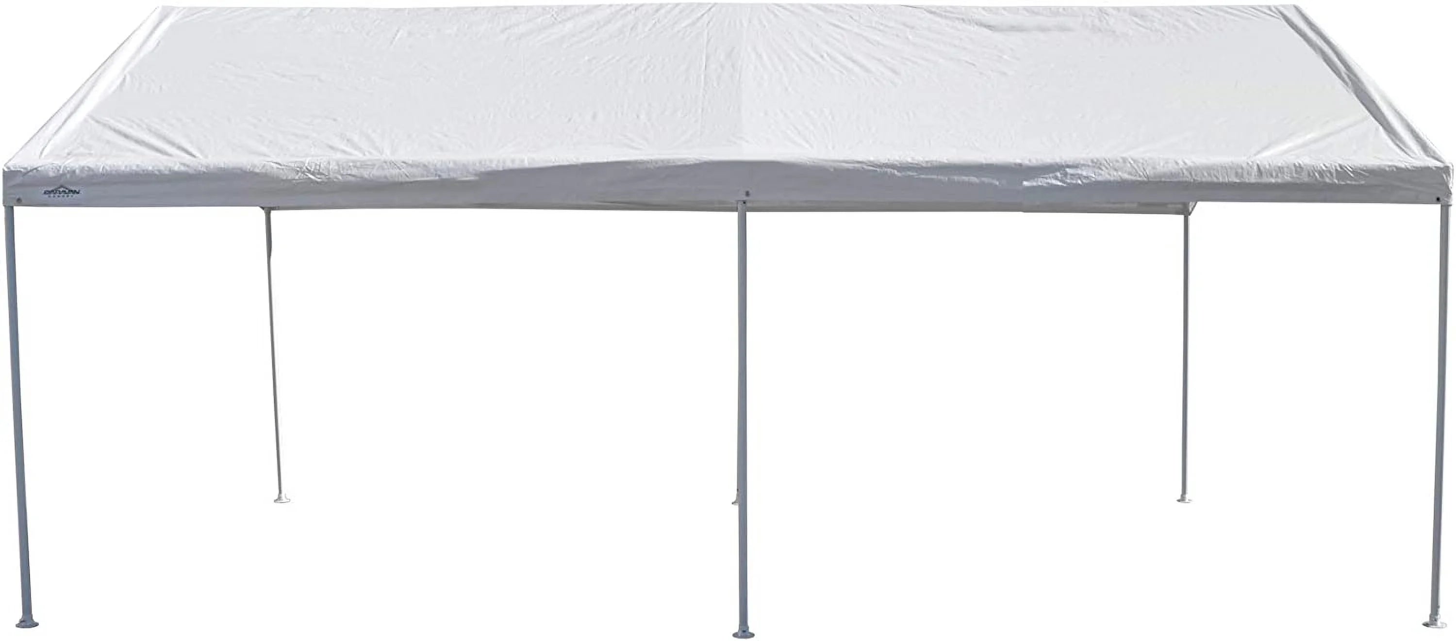 White 10' x 15' Carport Shelter P9837