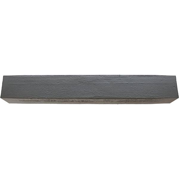 Rough Sawn Faux Wood Fireplace Mantel, Burnished Cedar N28398