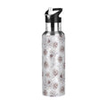 20 oz Insulated Stainless Steel Water Bottle with Straw Lid B1147