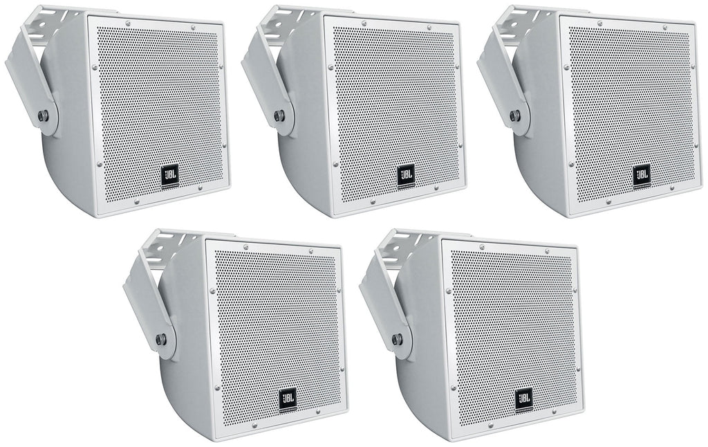 8" White Indoor/Outdoor Surface Mount Speakers O645