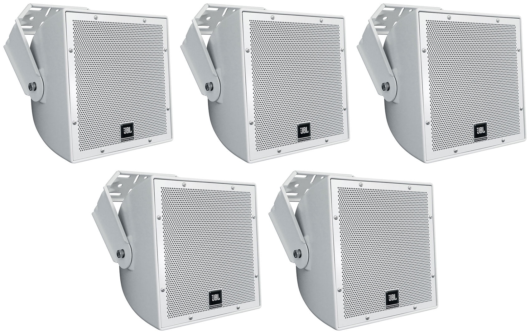 8" White Indoor/Outdoor Surface Mount Speakers O645