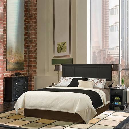 Black Queen 3-Piece Bedroom Set Z283