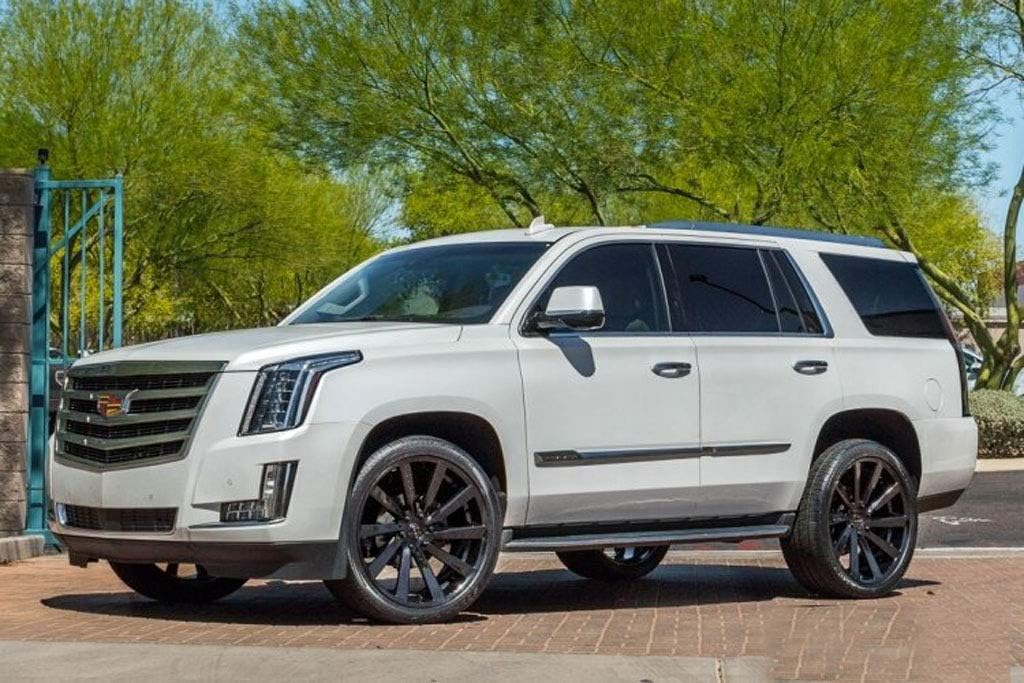 20 Inch Staggered Rims Set of 4 Gloss Black Wheels G1684