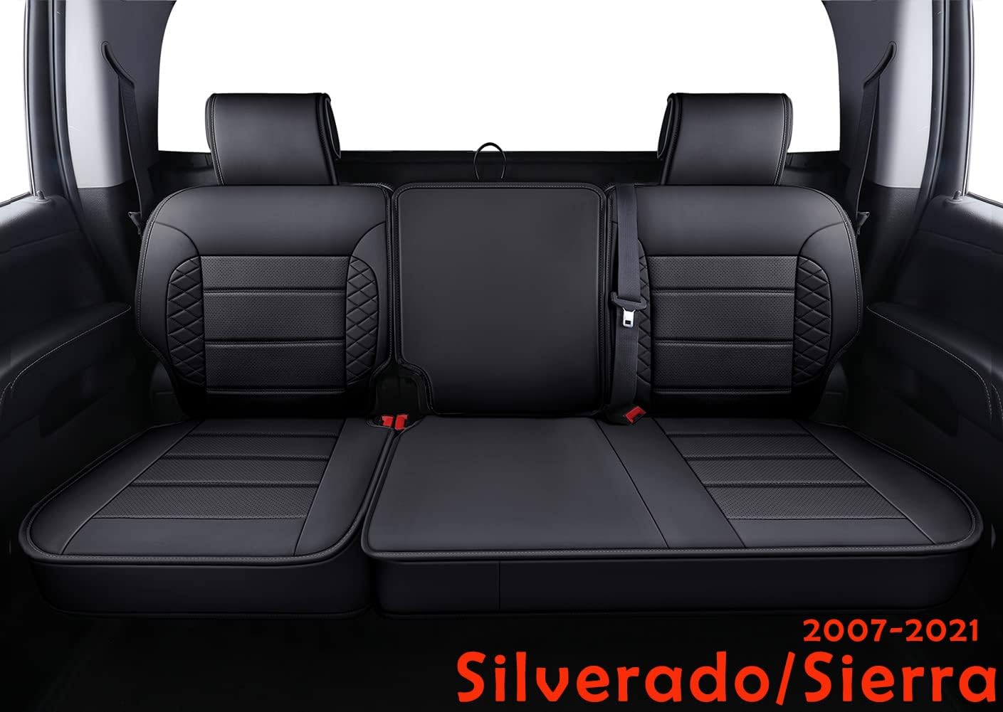 Brown Water Proof Faux Leather Seat Covers Full Set R626