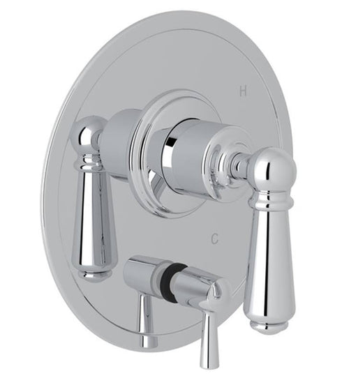 1/2x22 Pressure Balance Trim with Diverter with Lever Handles - English Bronze N51051