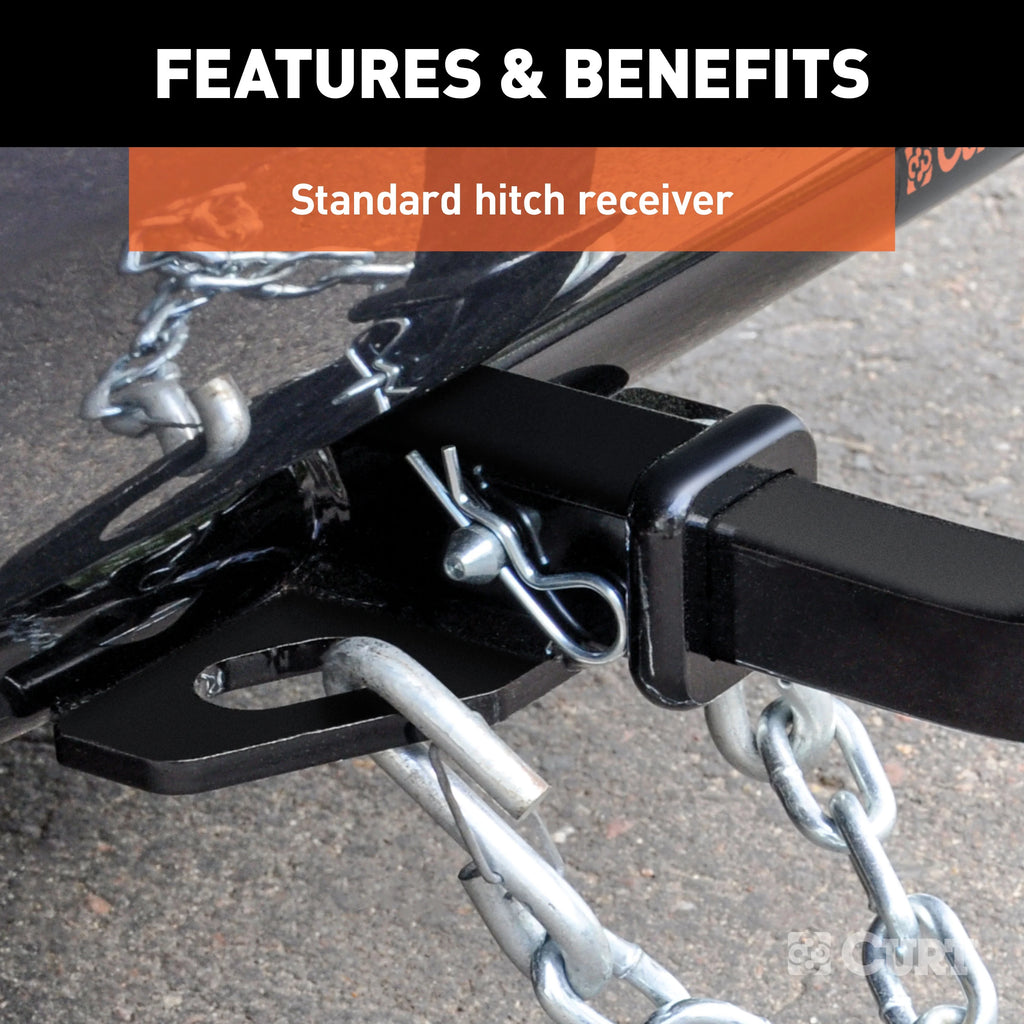 Class 2 Trailer Hitch with Installation Hardware, Pin & Clip K356
