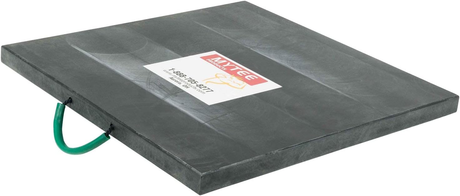 Outrigger Pad 30" x 30" x 2" Thick, 47 Ton Capacity, Black Q102125