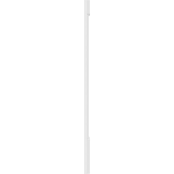 Raised Panel PVC Pilaster with Standard Capital and Base (Pair) W5534