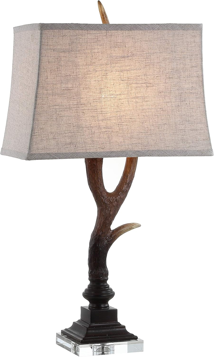 Rustic Resin/Crystal LED Lamp D332245