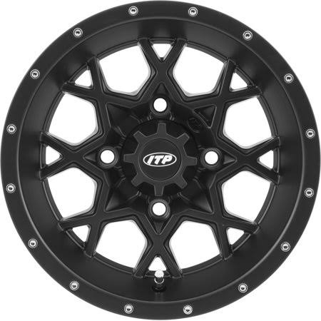 14x7 4/156 4+3 Black Wheel F2525