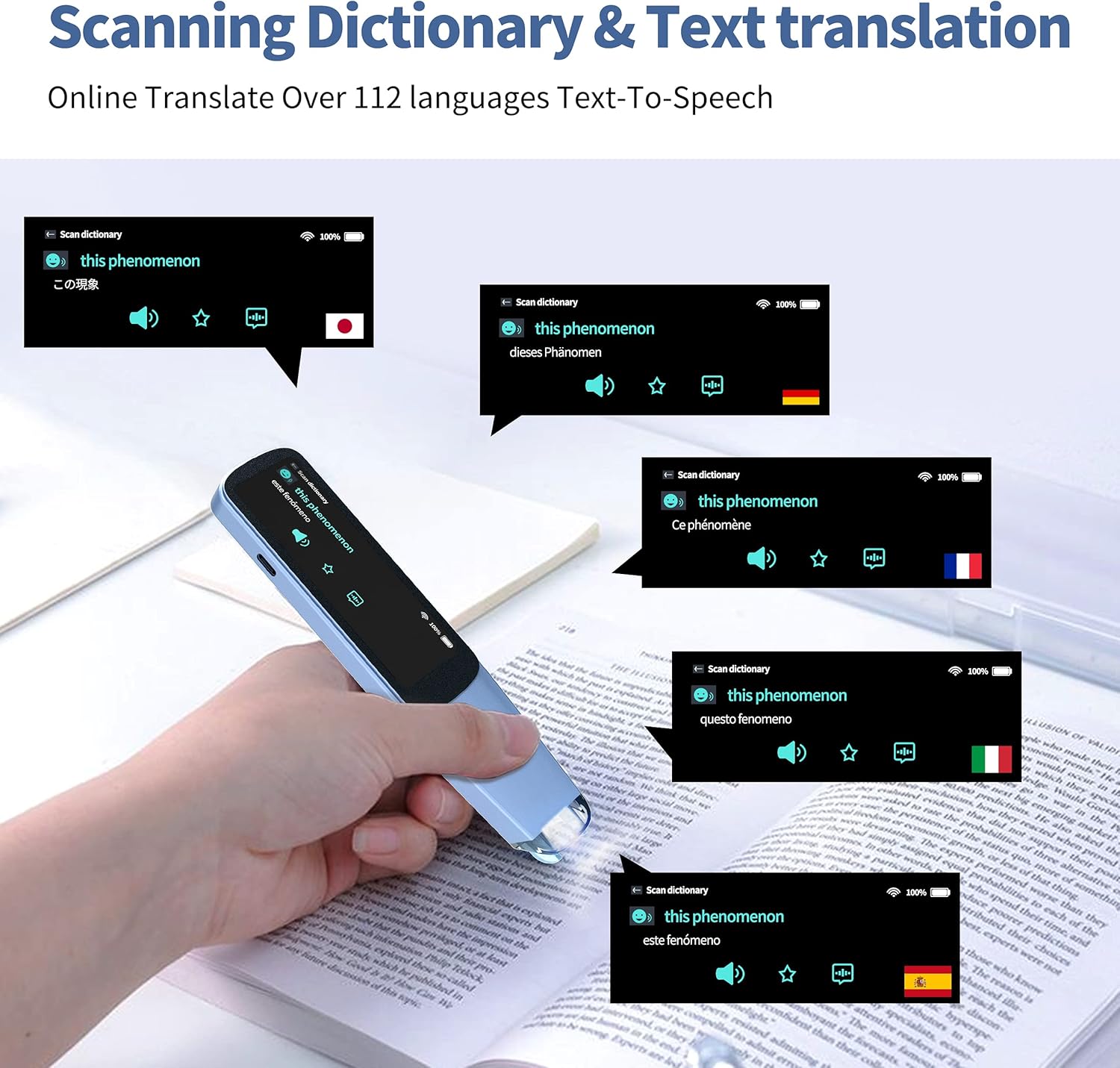 Scanning Pen OCR Digital Reading Pen E102066