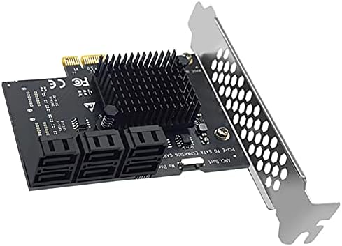 8 Port PCI-E X1 to SATA 3.0 Expansion Card 6GB Adapter Controller Pack of 2 S899