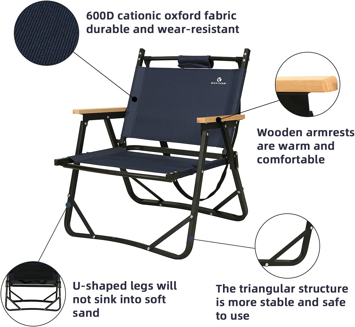 Portable Folding Low Beach Chair B86984