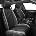 1pc Black Gray Leather Universal Car Seat Covers F200557
