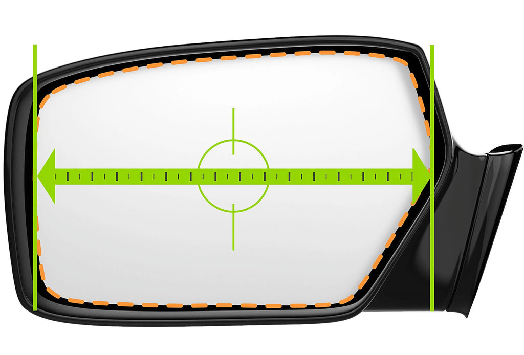 Convex Passenger Side View Mirror for Hyundai Santa Cruz 2022-2023 Z1789