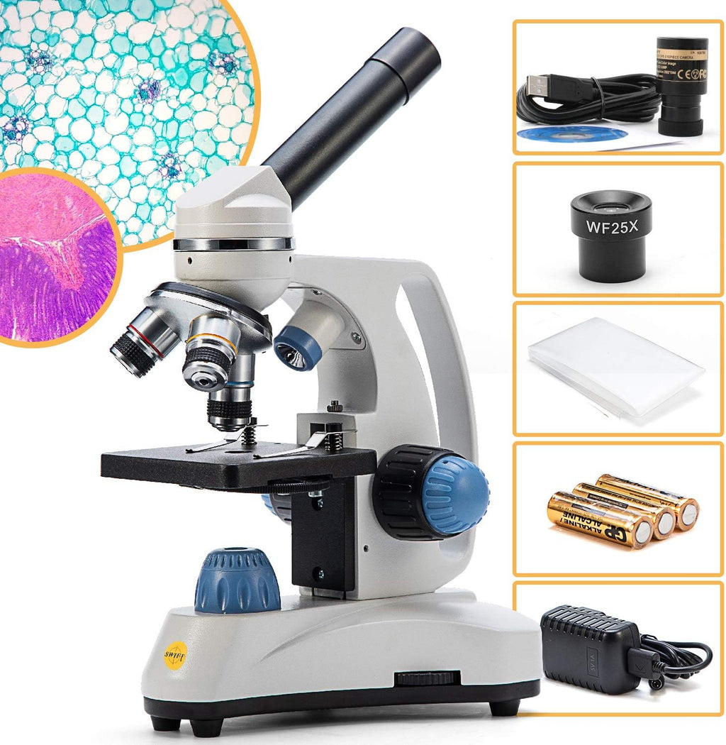 Compound Student Microscope, 40X-1000X, Monocular Head O249