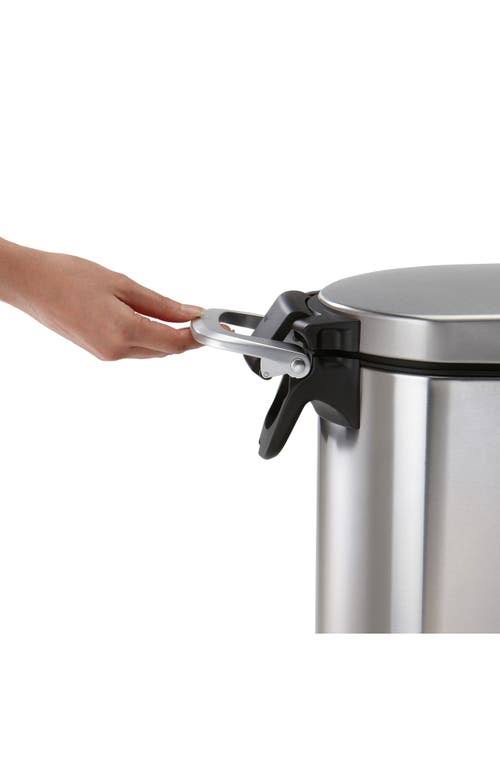 Brushed Stainless Steel Pet Food Storage Can B971151