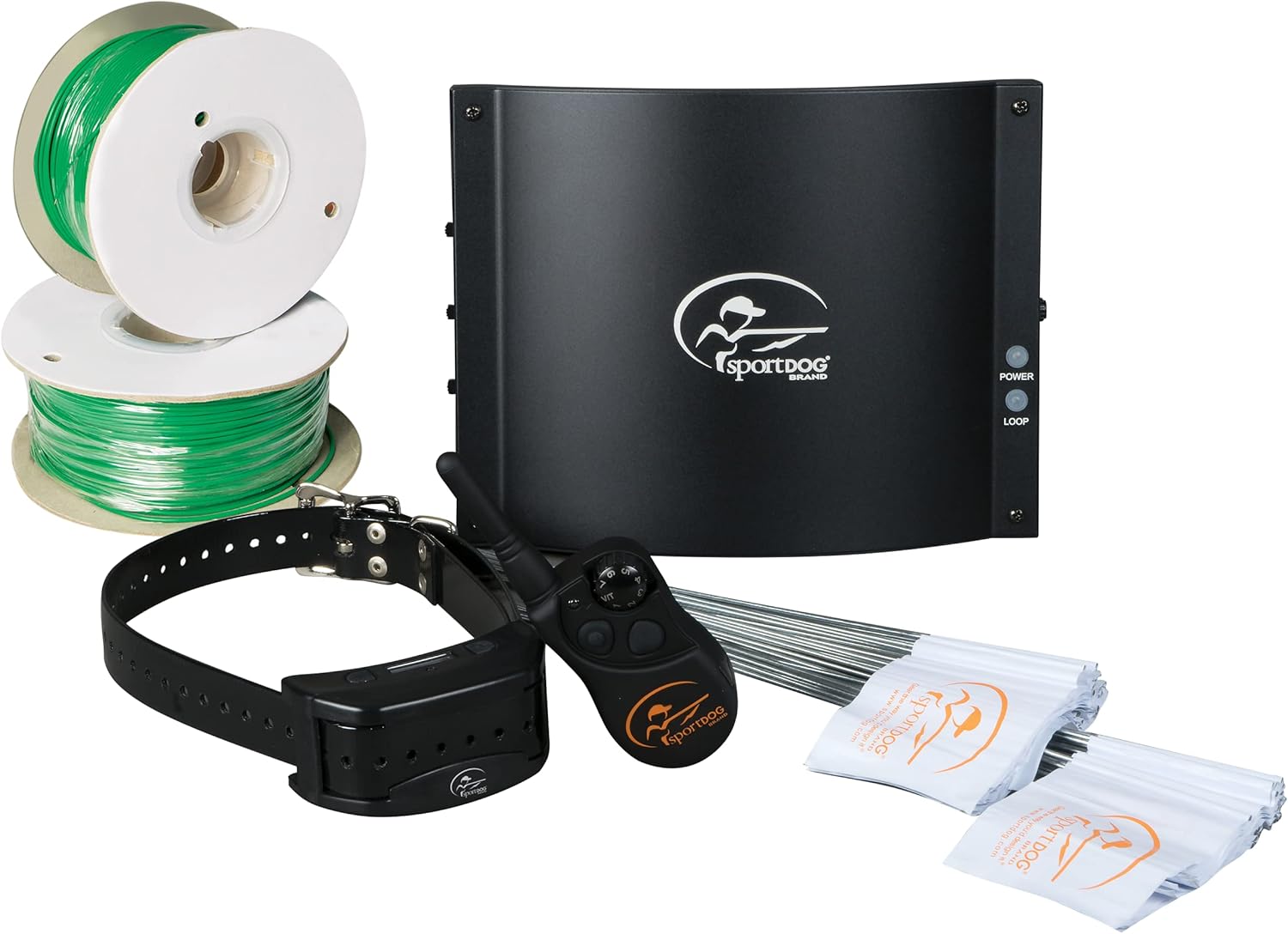 In-Ground Fence Kit with Remote Trainer, Waterproof Rechargeable Collar K70691