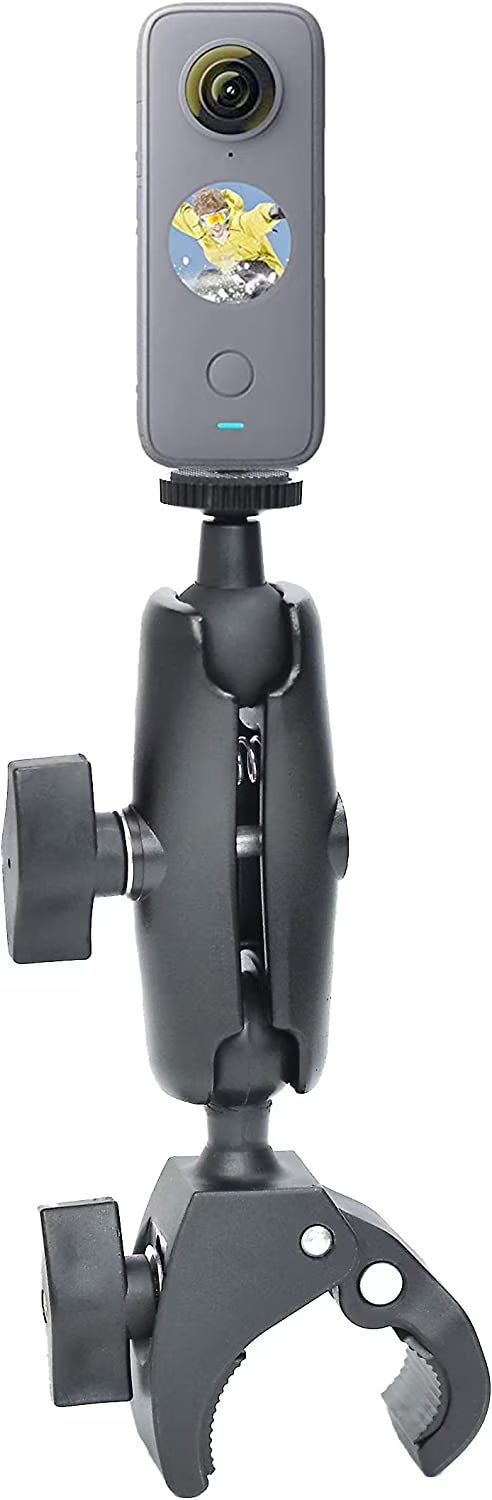 1/4 Handlebar Clamp Motorcycle Mount with Ballhead Z8137
