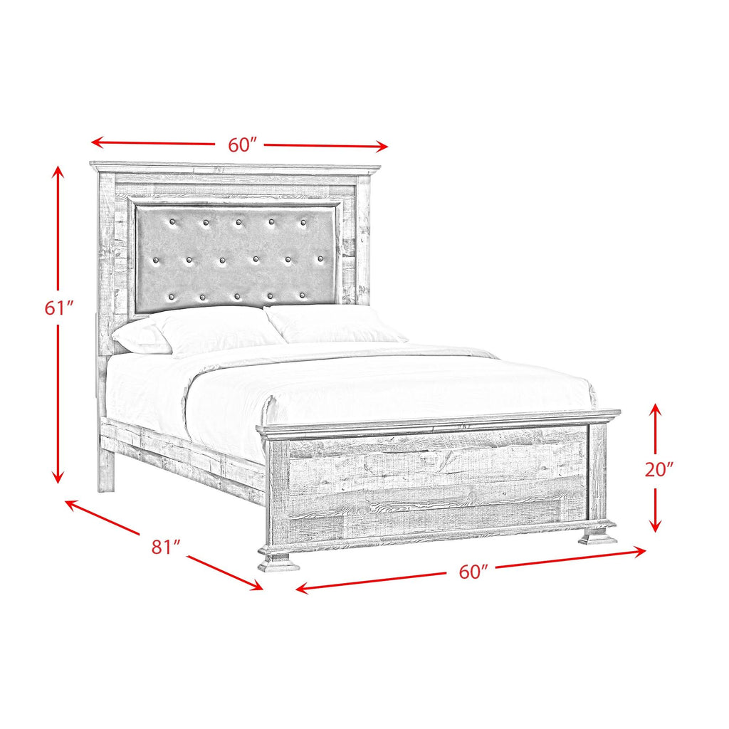 Full Panel Bed in Drift K209229
