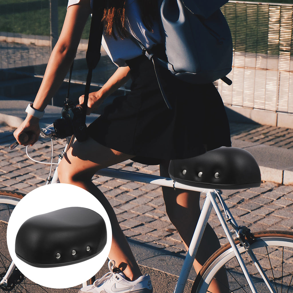Black Universal Mountain Bike Seat Cushion J180365