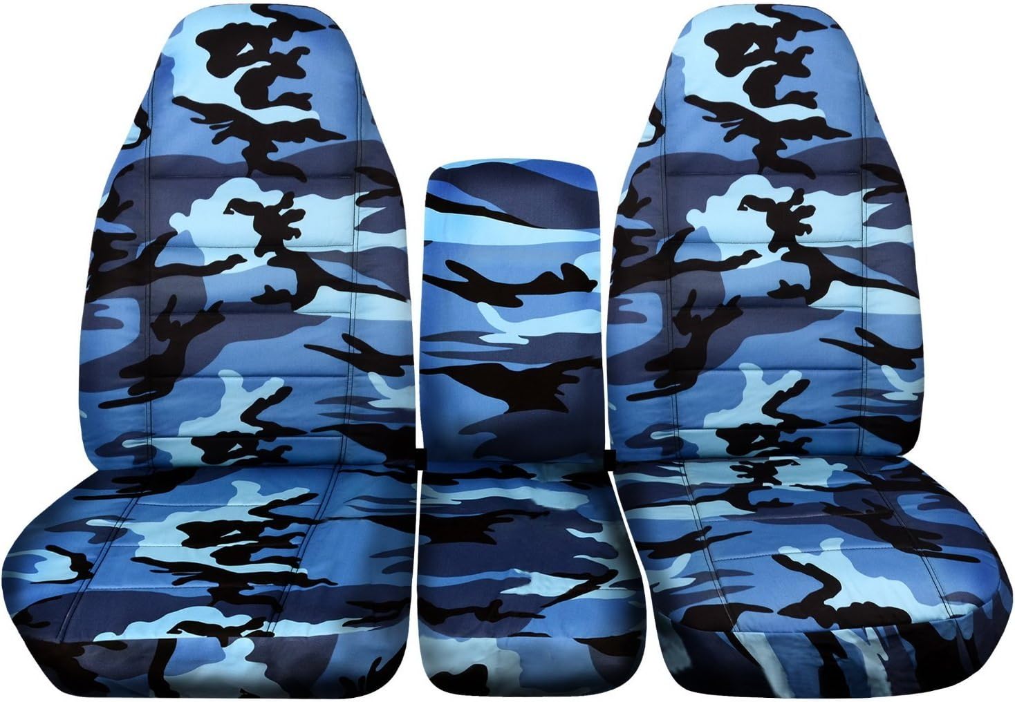 Camo Truck Seat Covers for 40/20/40 Split Bench Front Seat V828451