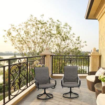 Swivel Patio Dining Armchair Y927032