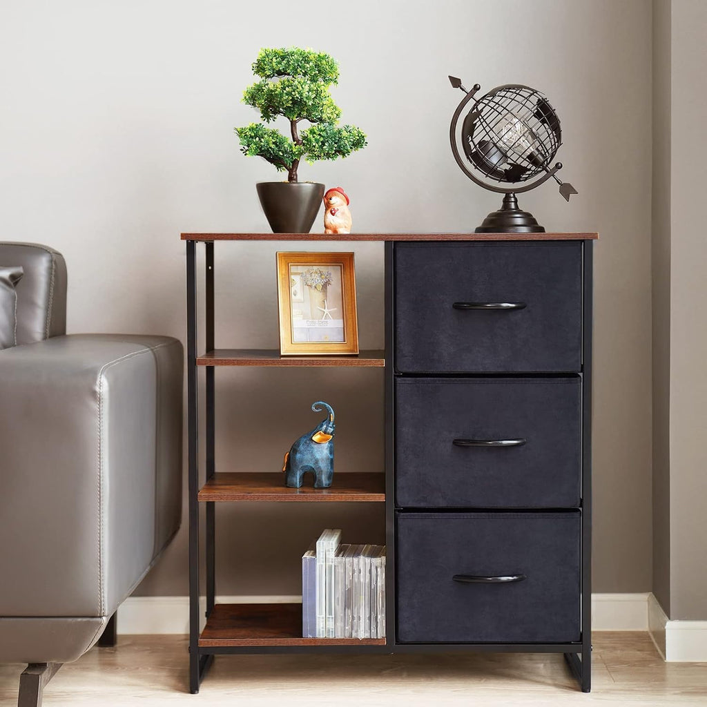 3 Drawer Storage Cabinet with Shelves V759662