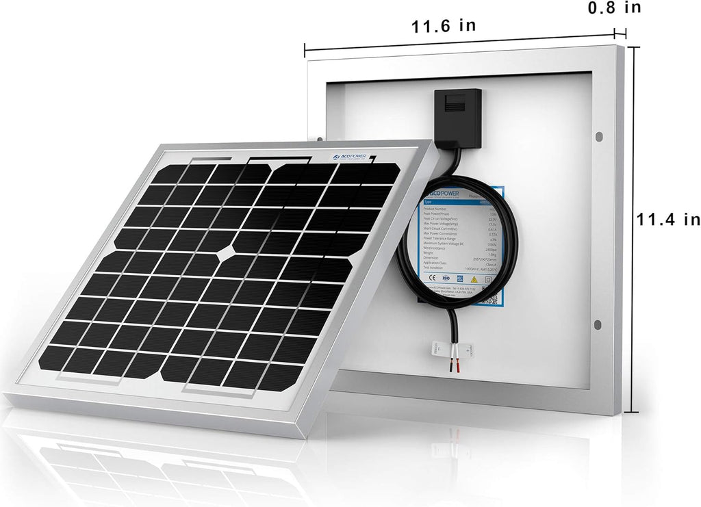 12V 30W 5A Mono Solar Panel with Charge Controller U17656