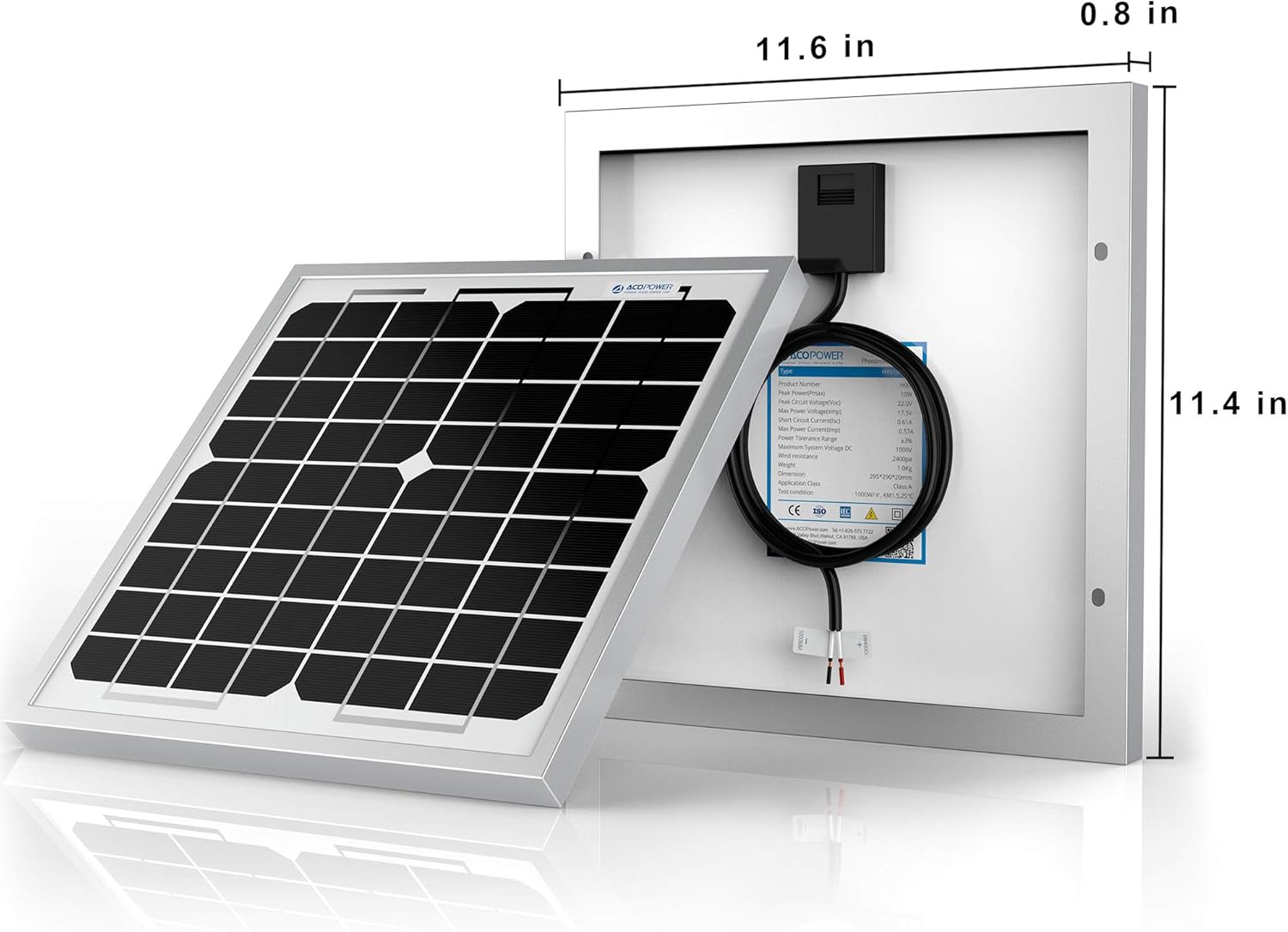 12V 30W 5A Mono Solar Panel with Charge Controller U17656