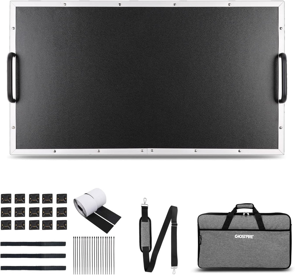 Aluminum Alloy Effect Pedalboard with Carry Bag D214