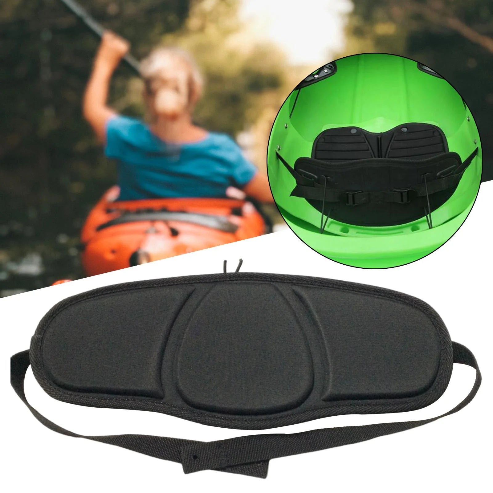 Adjustable Kayak Boat Seat Backrest with Back Support Y645980