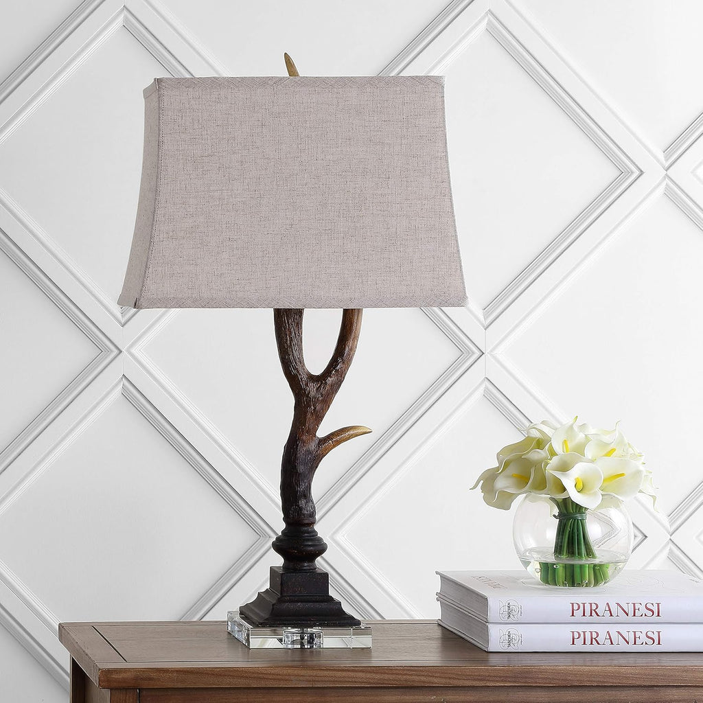 Rustic Resin/Crystal LED Lamp D332245
