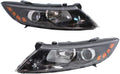 Headlight Assembly Pair for Kia Optima 2011 2012 2013 Halogen L694855