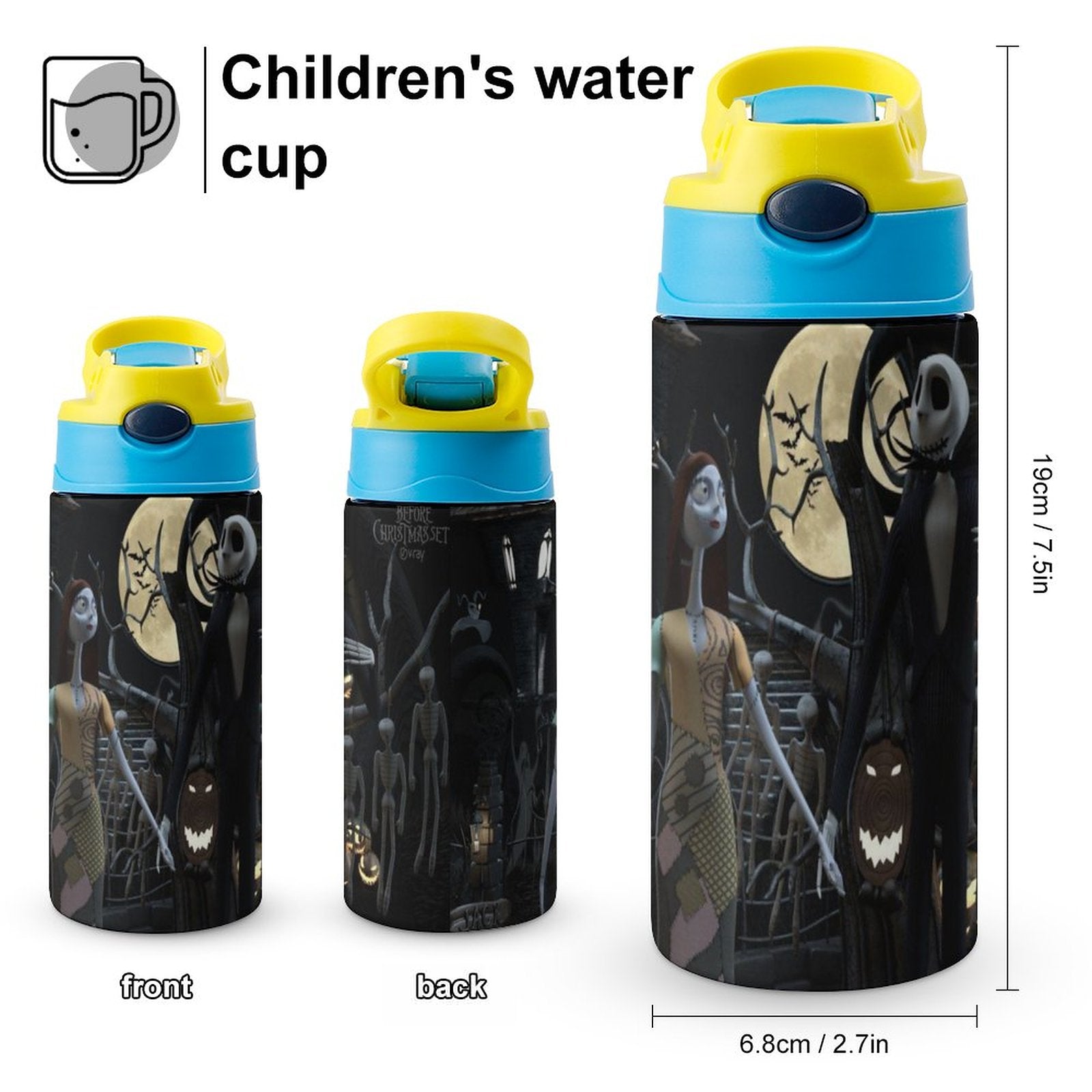 Insulated Stainless Steel Water Bottle With Straw L477