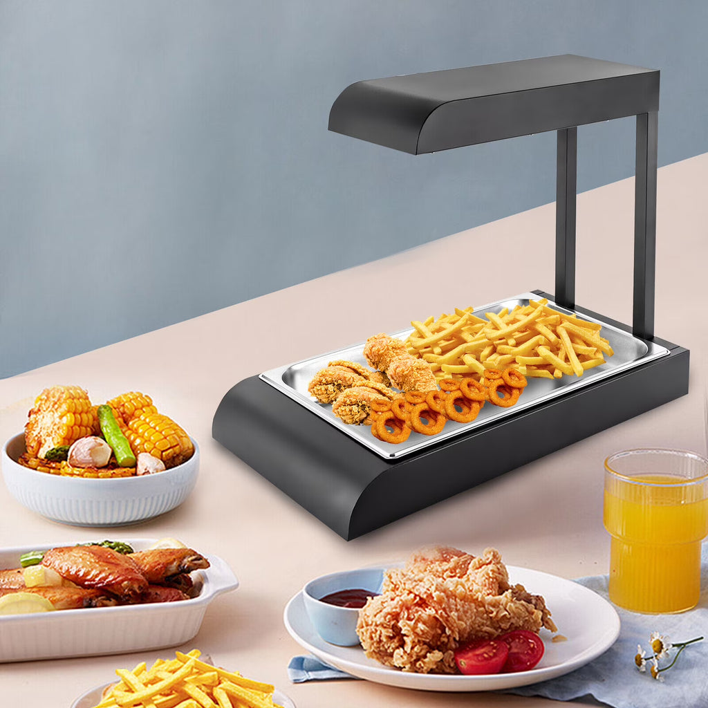 Commercial Kitchen Fryer Food Warmer French Fry Dump Station Heat Lamp U45856