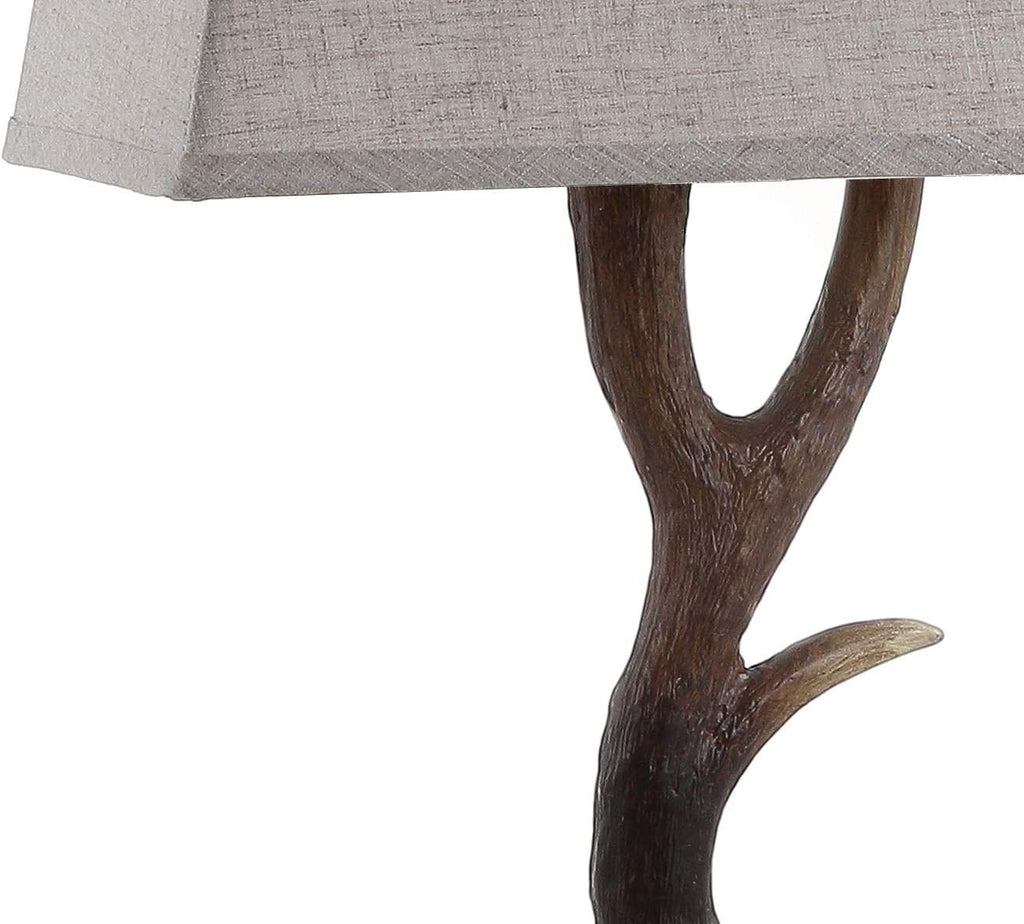 Rustic Resin/Crystal LED Lamp D332245
