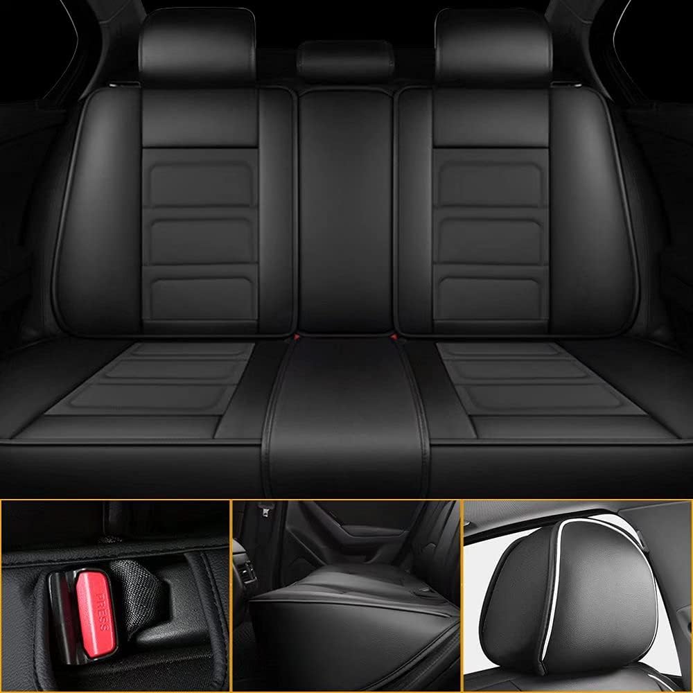 Waterproof Faux Leather Car Seat Covers Full Set S1293