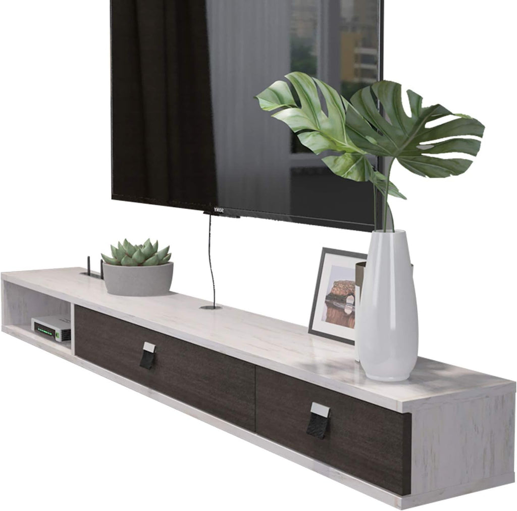 Wall Mounted Floating TV Stand Media Console with 3 Drawers C4686