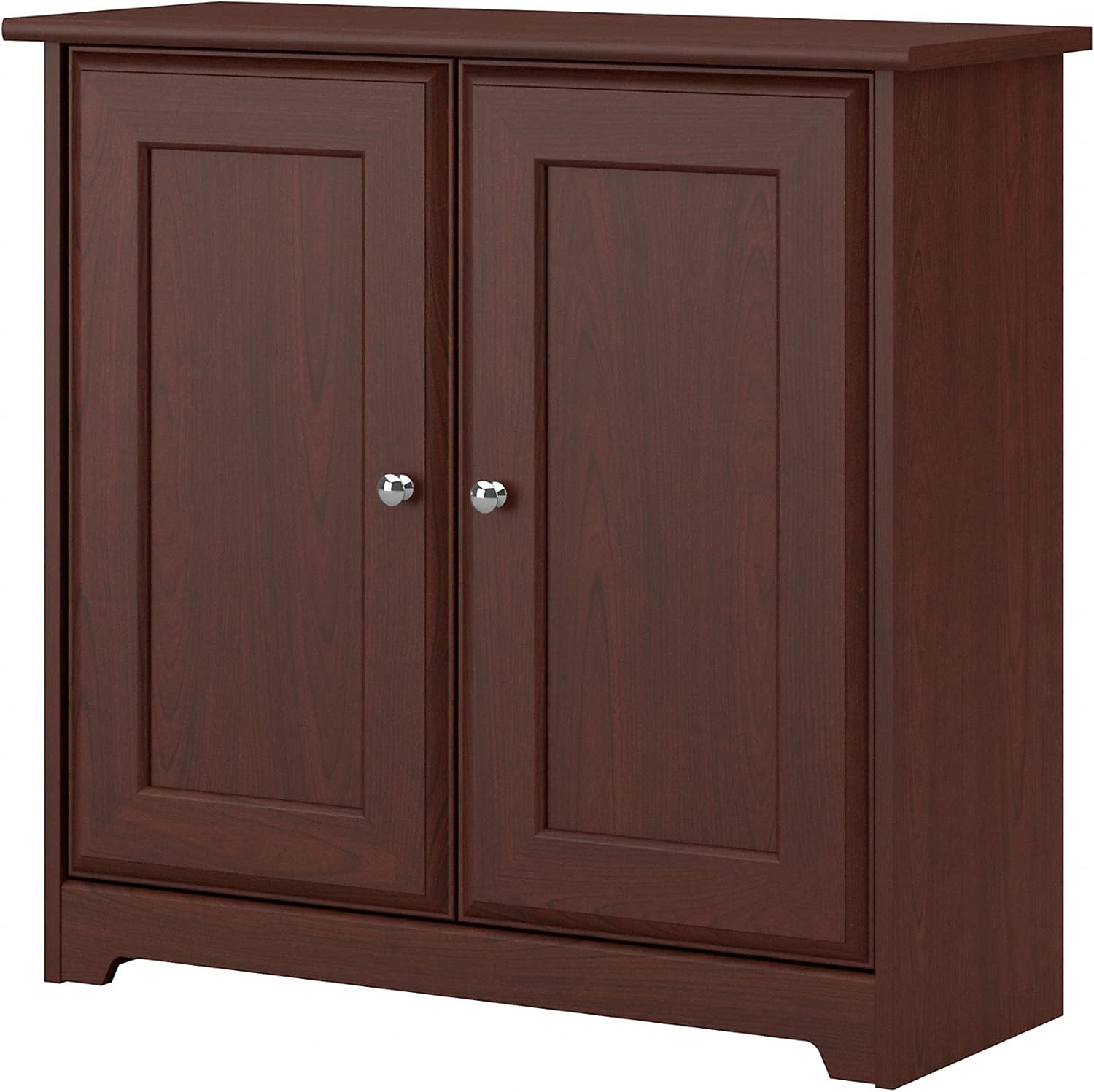 Espresso Oak Small Storage Cabinet with Doors P898
