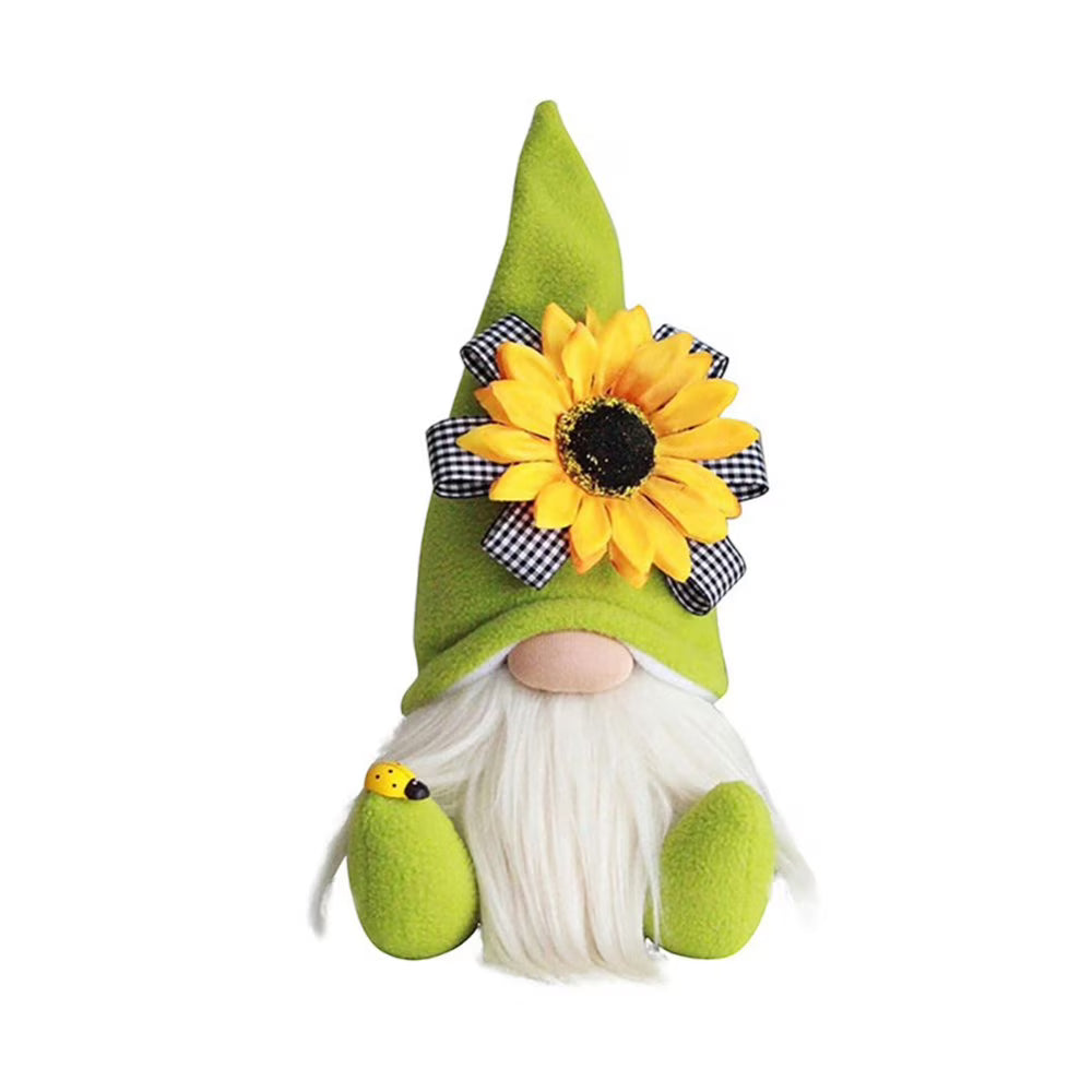 Sunflower Gnome Plush Doll W8919