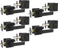 Satin Nickel Square Entry Levers Locksets and Double Cylinder Deadbolts Combination Set, 3 Pack Keyed Alike Y13354