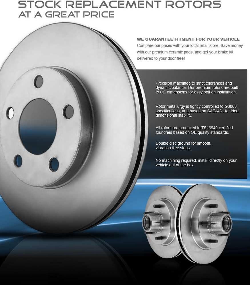 Brake Disc Rotors and Metallic Brake Pads W46219