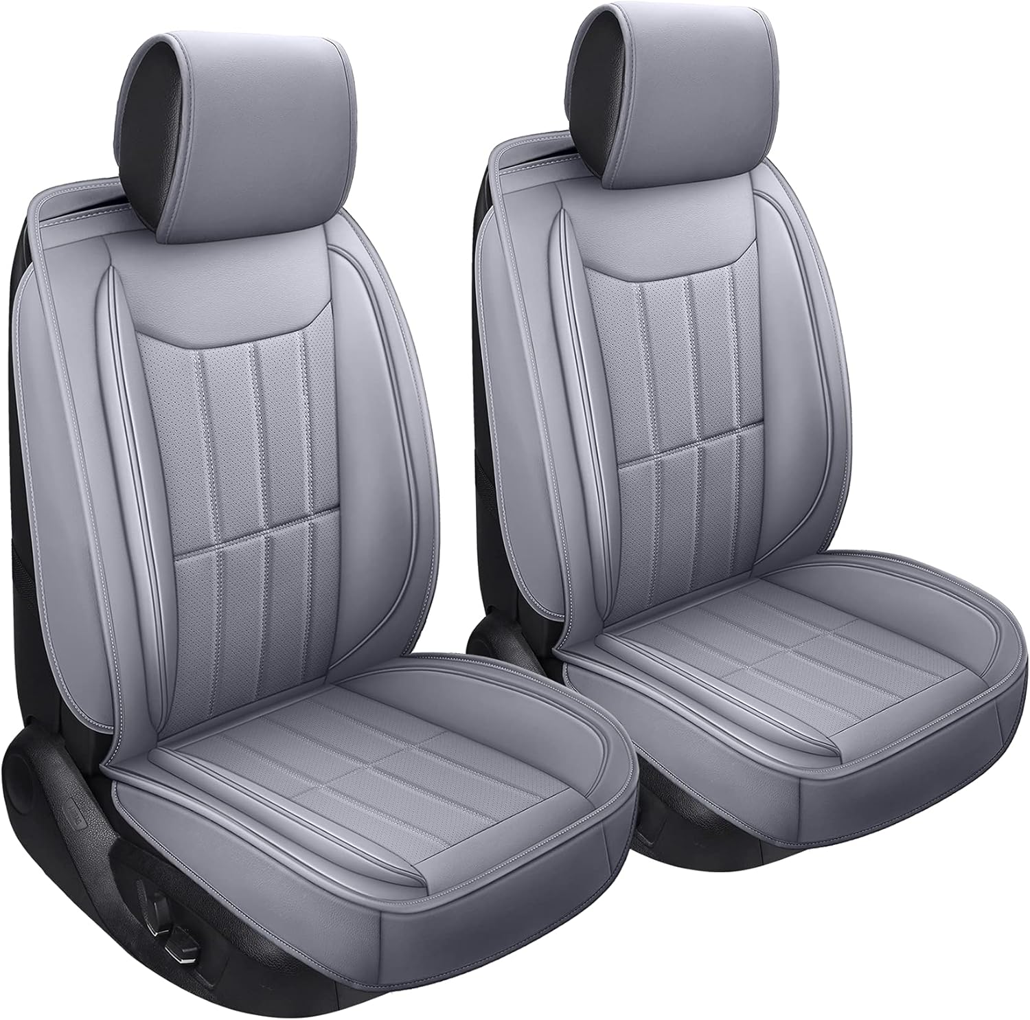TAN Leather Car Seat Covers Full Set E7930