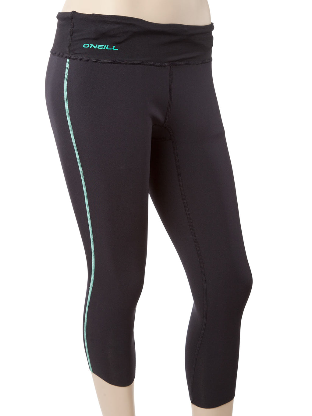 Womens Supertech Neoprene Capri 16 Black/seaglass Q852907